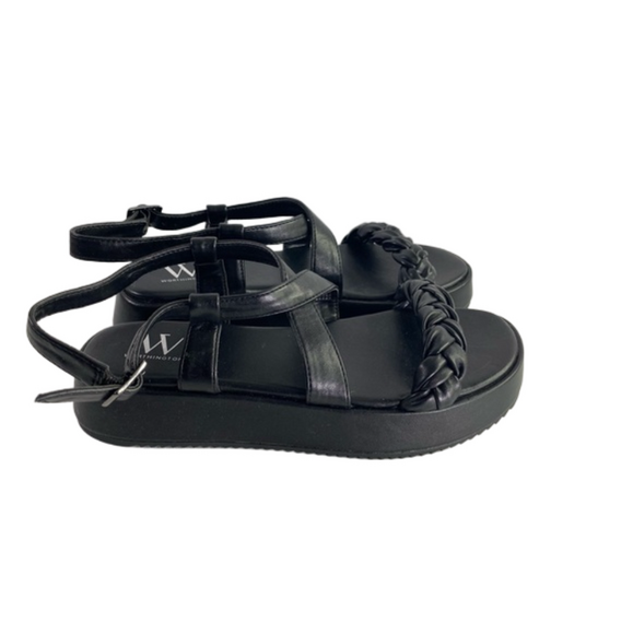 Worthington Women's Lulu Strap Black Platform Sandals Size 7.5 NWOT SKU0379 - Picture 3 of 8
